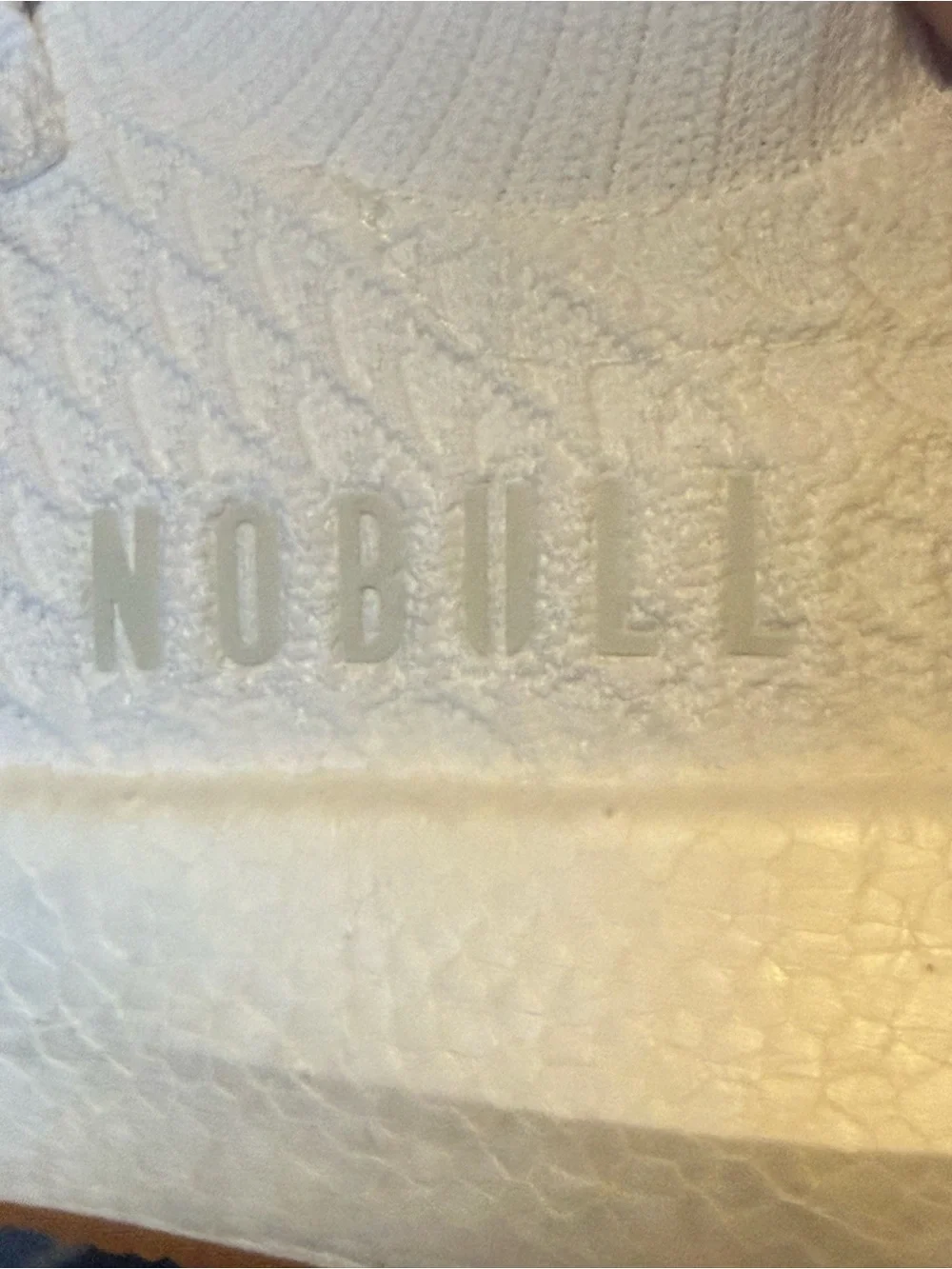 NOBULL White Knit Athletic Shoes - Picture 6 of 8